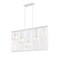 Z-Lite Contour 5 Light Chandelier, White & Gloss White 801-5L-WH - alternate 1